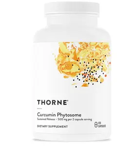 THORNE - Curcumin Phytosome 500 mg (Meriva) - Sustained Release, Clinically Studied - Supports Healthy Inflammatory Response in Joints, Muscles, GI Tract, Liver, Brain & Nerves* - 60 Servings