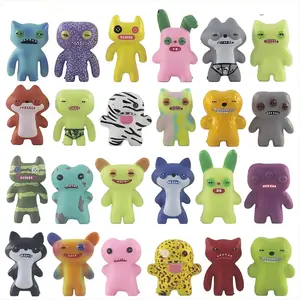 24pcs Cute Monster Figurines Cake Topper, Easter Egg Decorations, Home Party Theme, Christmas Birthday Gifts, Collectible Gift Ideas