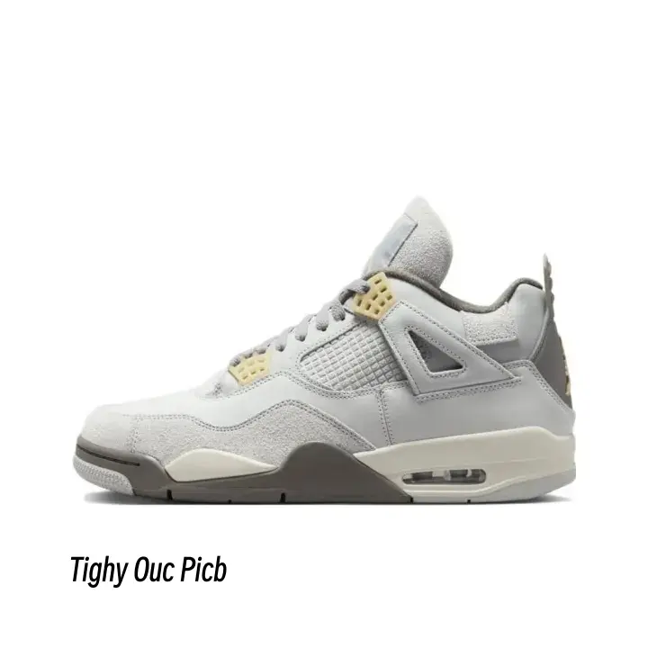 Unisex Retro Mid Top Sneakers, Light Grey Cream Suede Leather Athletic Shoes, Brand New Sealed with Original Shoe Box, Breathable Mesh Panel Vintage Street Fashion Trainer Footwear