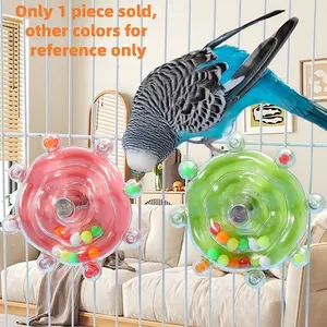 Parrot Toy Bird Turntable Entertainment Stress Relief Intelligence Release Biting Peony Xuan Feng Tiger Skin Small Sun Toy