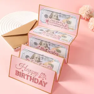 2pcs Party Style Birthday Foldable Greeting Cards, Fun Party Cards, Envelopes Included, Surprise Party Gifts, Perfect for Birthdays and Parties, Gift Ready