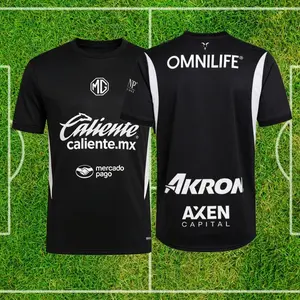 24 25 Mexico LIGA MX Chivas de Guadalajara Goalkeeper Away Short Sleeve Soccer Jersey Black