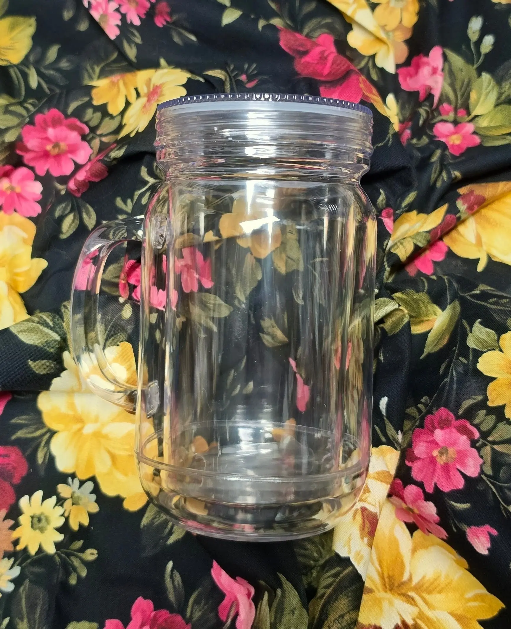 snow globe 20oz mason jar tumbler