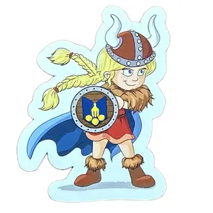 Manic Meatballs Logo Sticker (2”x2.5”)