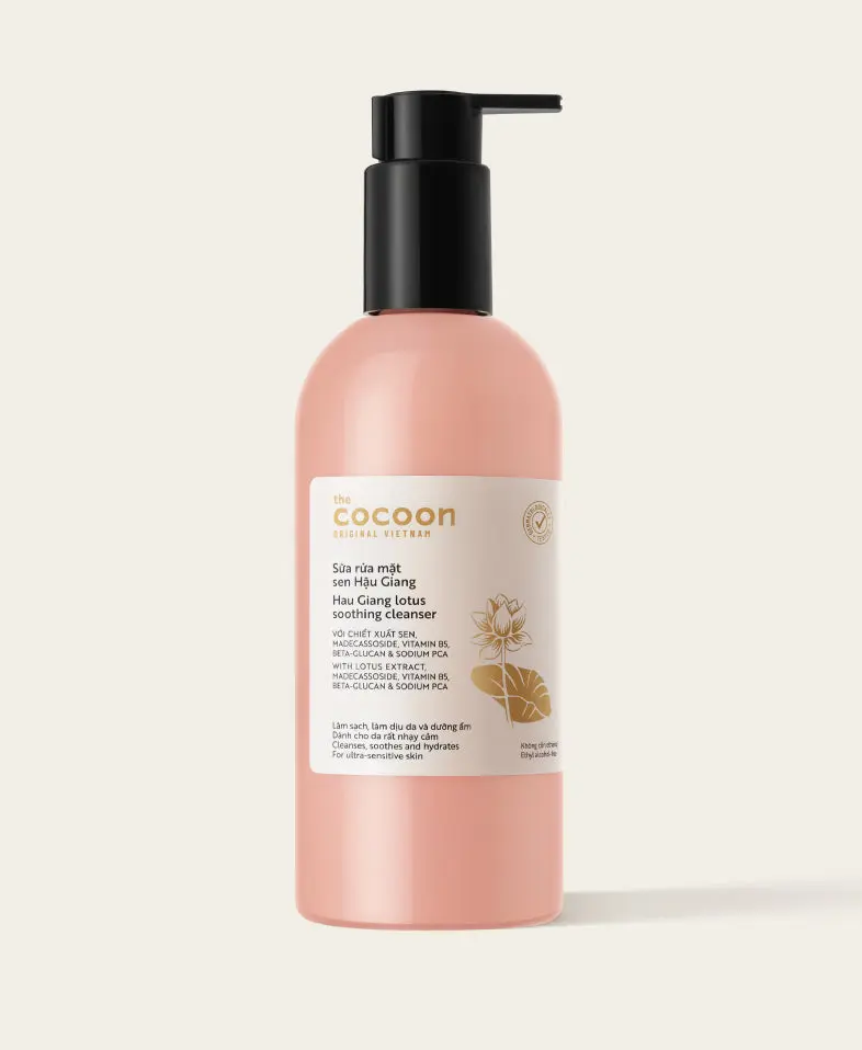Hau Giang Lotus Soothing Cleanser - 100% Vegan Cosmetics