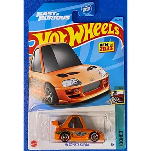 Toyota Supra 94 Orange Brian Tooned Hot Wheels Fast & Furious Collectible