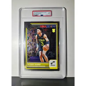 Keyonte George 2023 Panini Premium Stock NBA Hoops #20 Jumbo Rookie PSA 9 Mint
