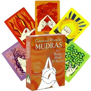 68 Cards Deck for Spiritual Growth, Educational Hand Language Cards for Teens & Adults, Body-Mind Healing Game Christmas Halloween Thanksgiving gifts, Mudra Card Deck