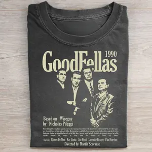 Vintage Goodfellas 1990 Graphic Tee - Gangsta Movie Shirt - Henry Hill - Jimmy Conway - Tommy DeVito - Karen Hill - Film Lover - Movie Character Shirt Menswear Top