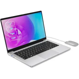 Laptop Computer, 14 inch Laptop Dual-Core Cerelon N4000 6GB RAM 128GB SSD Portable Laptop, 1366x768 IPS Display Fanless Design Laptop PC, WiFi 2.4/5G, BT 5.0, USB 3.0, Mini HDMI, Include USB-C Hub