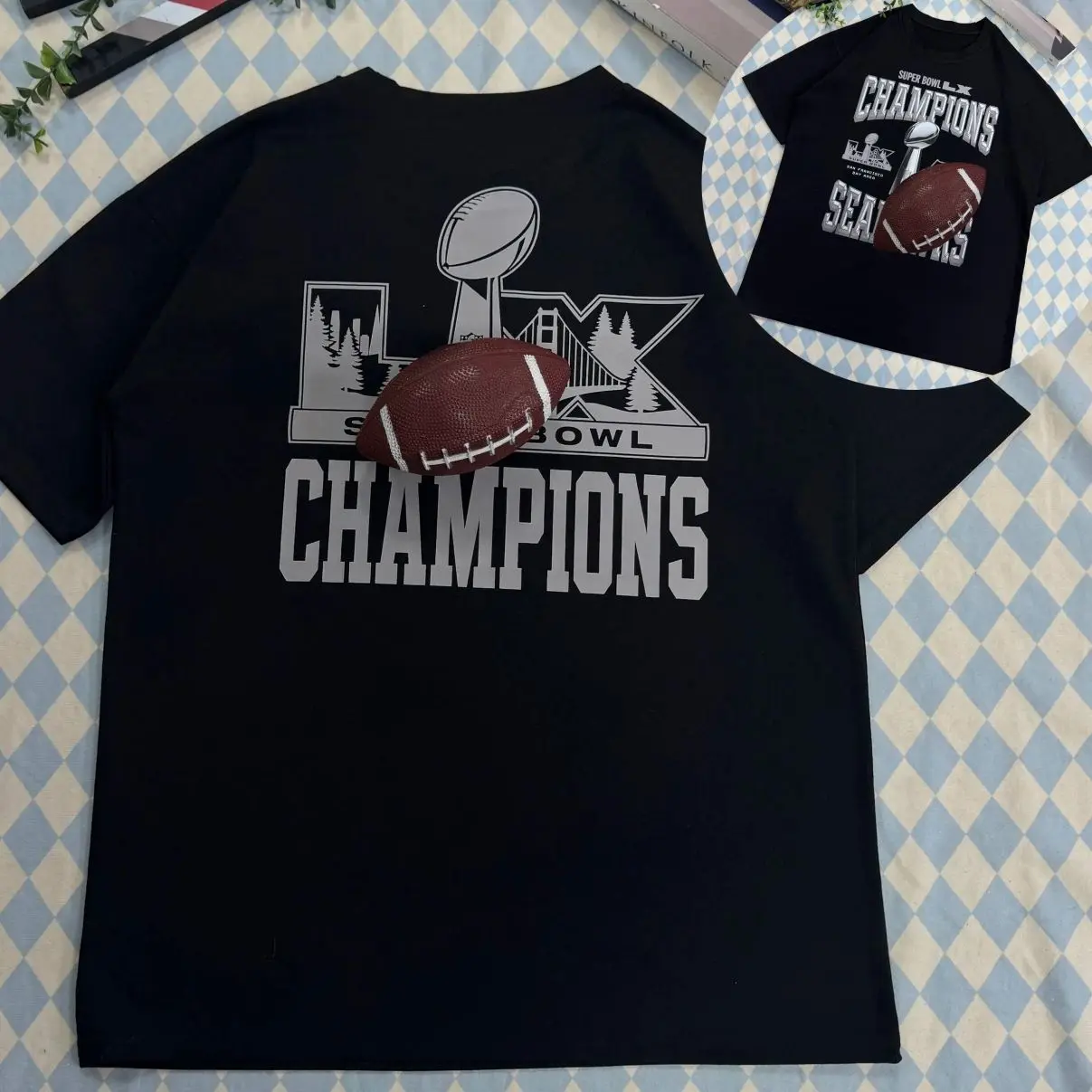 Seattle Champs T-Shirt, Seattle Football Champions Shirt, Seattle Champs Fan Gear 61C