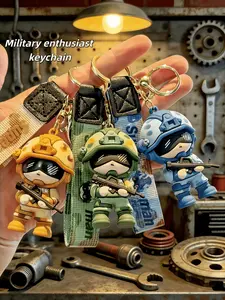 Cool Camouflage Multi Purpose Keychain Toy Figure, Couple Bag Charm, Military Gift, Car Decoration, Valentine's Day, Teacher's Day, Thanksgiving, Birthday