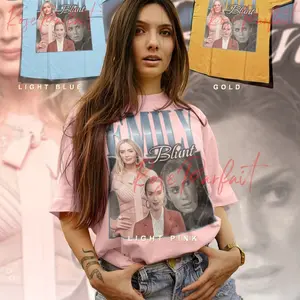 EMILY BLUNT Retro T-shirt - Emily Blunt Tee, Emily Blunt Long Sleeve Shirt, Emily Blunt Fans Tee