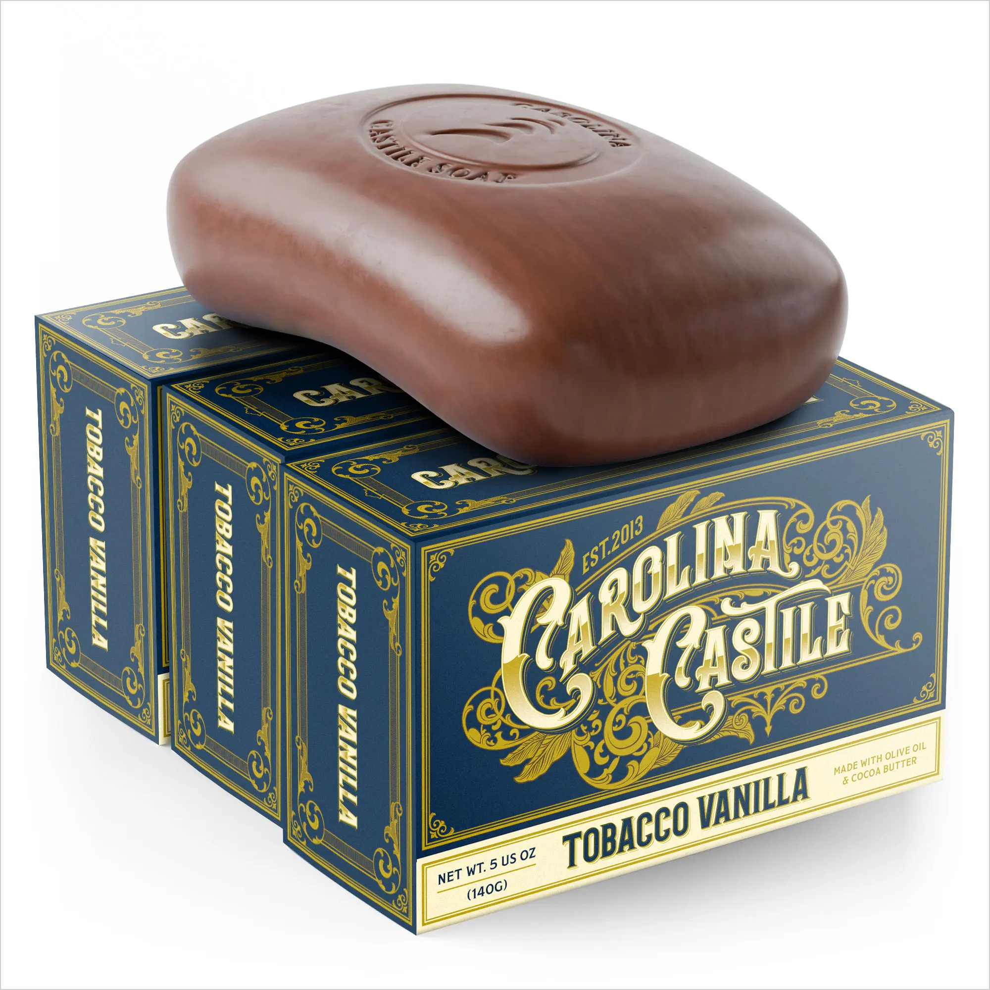 Castile Bar Soap - Tobacc Vanilla