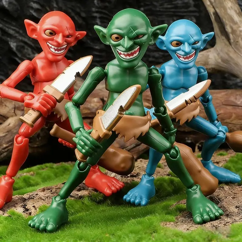 T13 Action Figure Full Joint Movable Goblin Model, Multi-Color