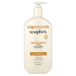 Soapbox Ultra Hydrating Body Lotion, Vanilla Bean + Fig, 16 fl oz (473 ml)