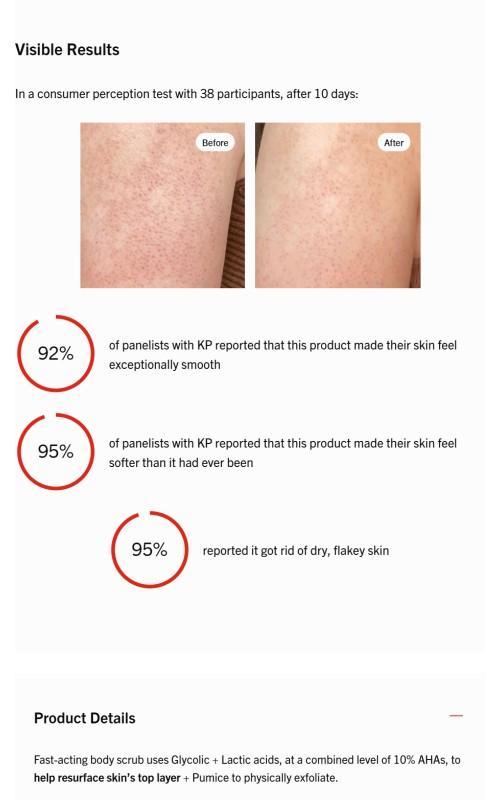 KP Bump Eraser Body Scrub 10% AHA