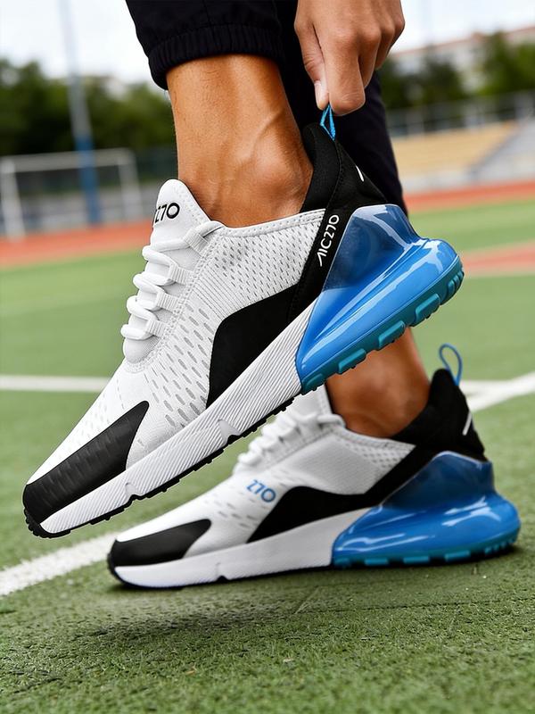 Men's Large Size Casual Sports Shoes, Comfortable Durable Lightweight Breathable Woven Upper, Shock Absorption Sole, Multiple Colors Available