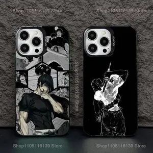 Toji Fushiguro J-Jujutsu Kaisen  Case For iPhone 17 16,15,14,13,12,11,Pro,Max,Plus,Air Black Candy Matte Shockproof Cover