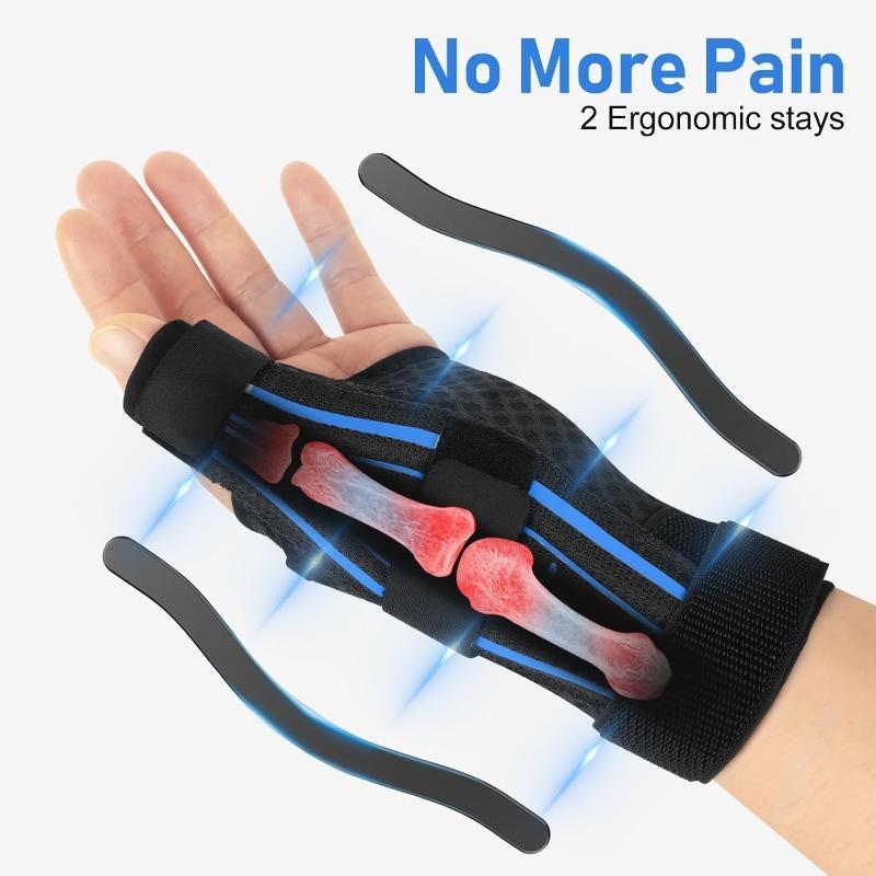 Breathable Thumb Support Wrist Brace for Sports Basketball Gym Workout Dual Stabilizer Straps Non Slip Adjustable 2026 New