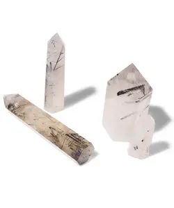 Tourmalinated Quartz Obelisk