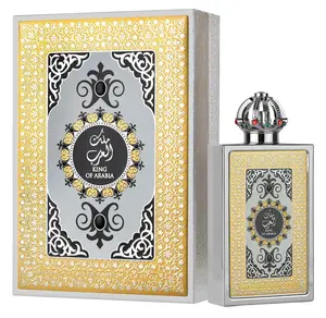 Lattafa Pride King of Arabia 100?ml EDP – Unisex Fragrance with Bergamot, Mint, Black Tea, Ginger, Leather & Vanilla – Warm Spicy Aromatic Scent
