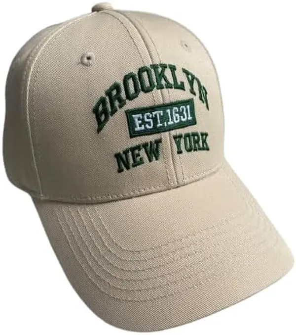 Brooklyn Est. 1631 New York Embroidered Baseball Hat Cap