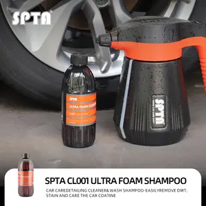 SPTA CL001 Ultra Foam Shampoo ,Car Care Detailing Cleaner & Wash Shampoo - Easily Remove Dirt, Stain and Care the Car Coatine,Works with Foam Cannons, Foam Guns or Bucket Washes Safe for Cars, Trucks, Motorcycles &More