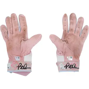 Pete Alonso New York Mets Autographed Game-Used Pink Nike Batting Gloves from the 2025 MLB Season - HH98516272-73 - Fanatics Authentic Certified