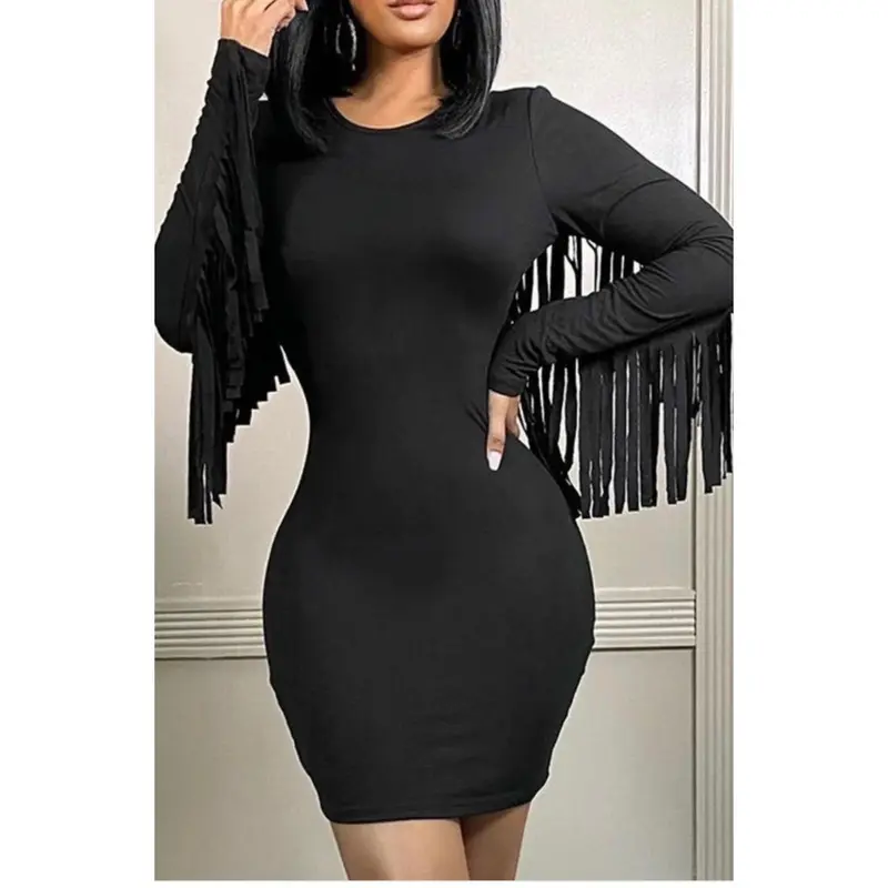 black knee length dress - TikTok Shop black knee length dress - TikTok Shop