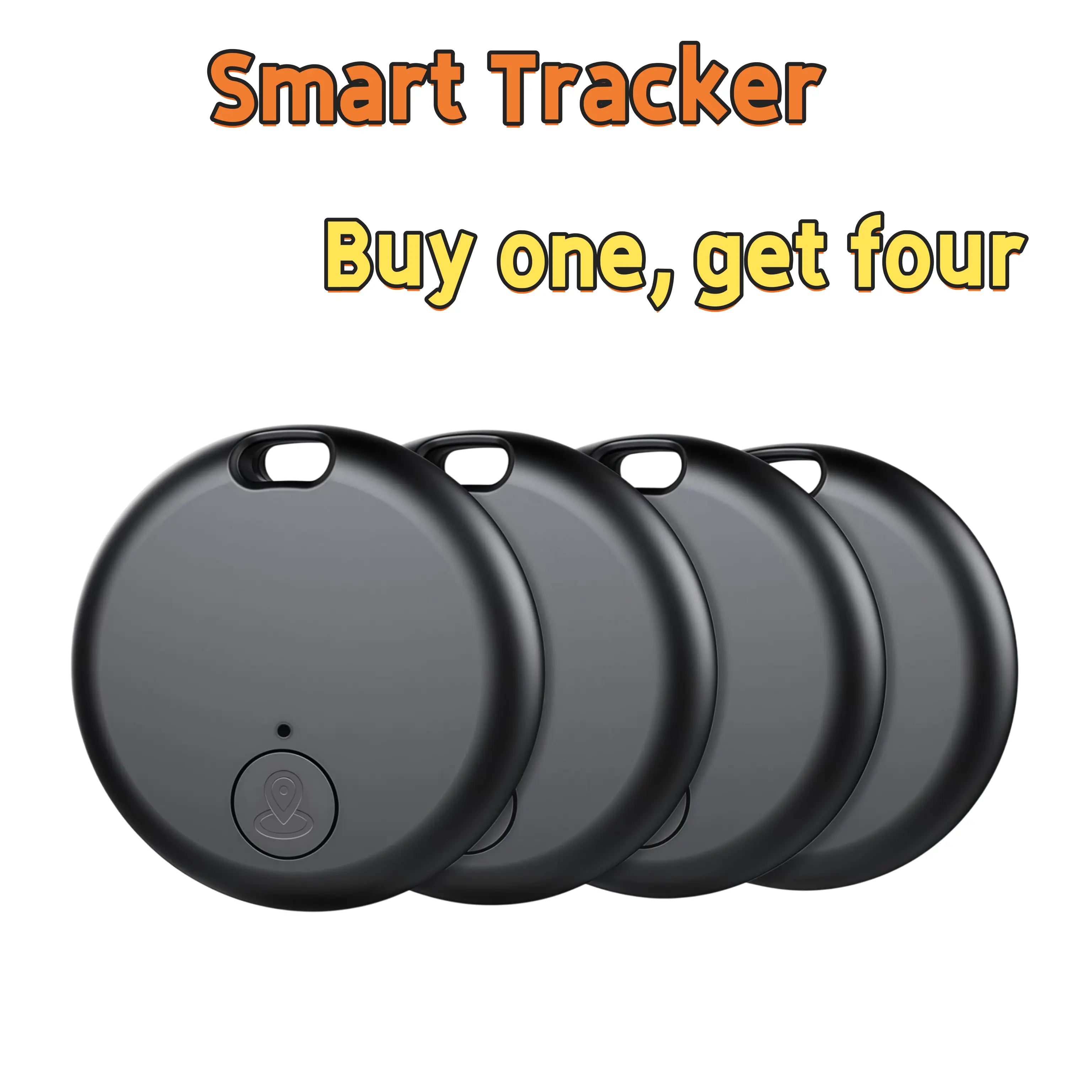 [4-Pack]Portable Wireless Key Finder, Short-Range Bluetooth Tracker Device - Waterproof Item Locator for Keys, Phone Monitoring Accessory