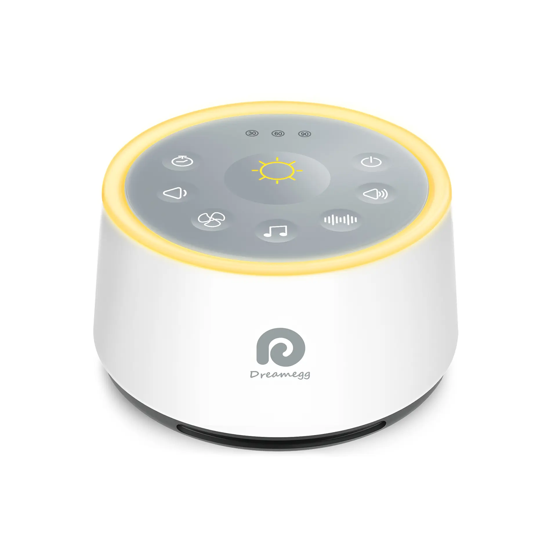 Dreamegg D1 Sound Machine - White Noise Machine with Baby Night Light for Sleeping, High Fidelity Sounds, Timer & Memory Feature, Sound Machine for Baby Adults, Home, Office, Travel