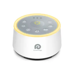 Dreamegg D1 Sound Machine - White Noise Machine with Baby Night Light for Sleeping, High Fidelity Sounds, Timer & Memory Feature, Sound Machine for Baby Adults, Home, Office, Travel