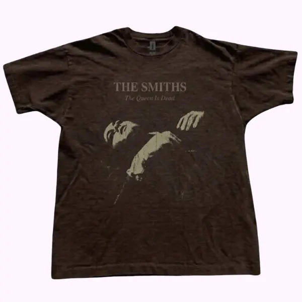The Smiths Black Band Tee, Vintage 90s Y2K Indie Rock Shirt, Retro British Aesthetic Unisex T-Shirt
