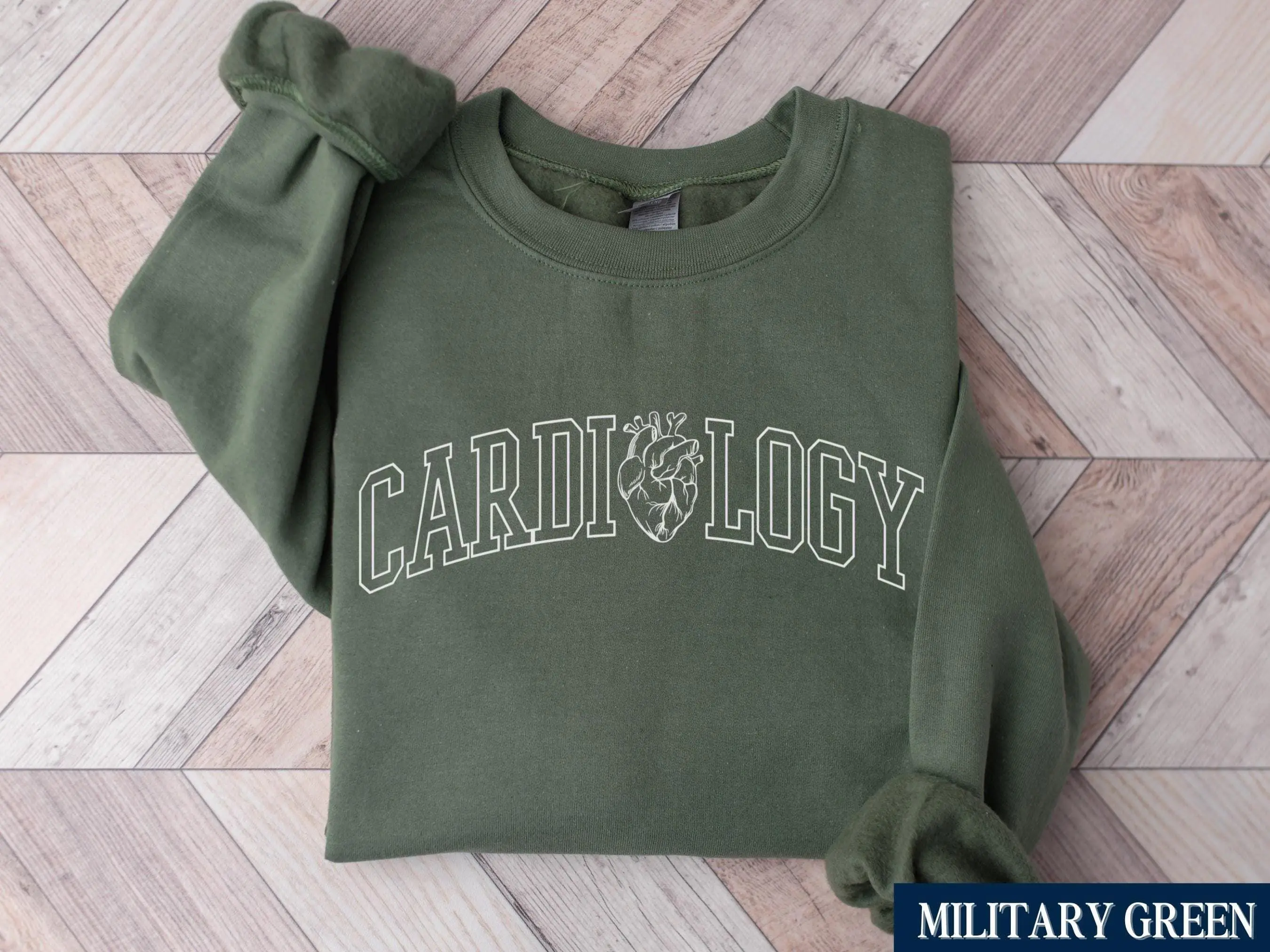 Cardiology T-Shirt, Sweatshirt & Hoodie - Cardiologist Pullover, Cardiac Nurse Crewneck