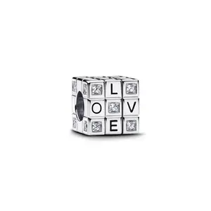 Pandora Moveable Toy Cube Charm Sterling silver 793672C01