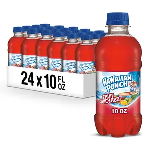 Fruit Juicy Red Fruit Juice Drink, 10 Fl Oz Bottles, 24 Count (4 Packs Of 6), Ready-to-drink, On-the-go, Caffeine-free, Carbonation-free, Gluten-free, Excellent Source Of Vitamin C