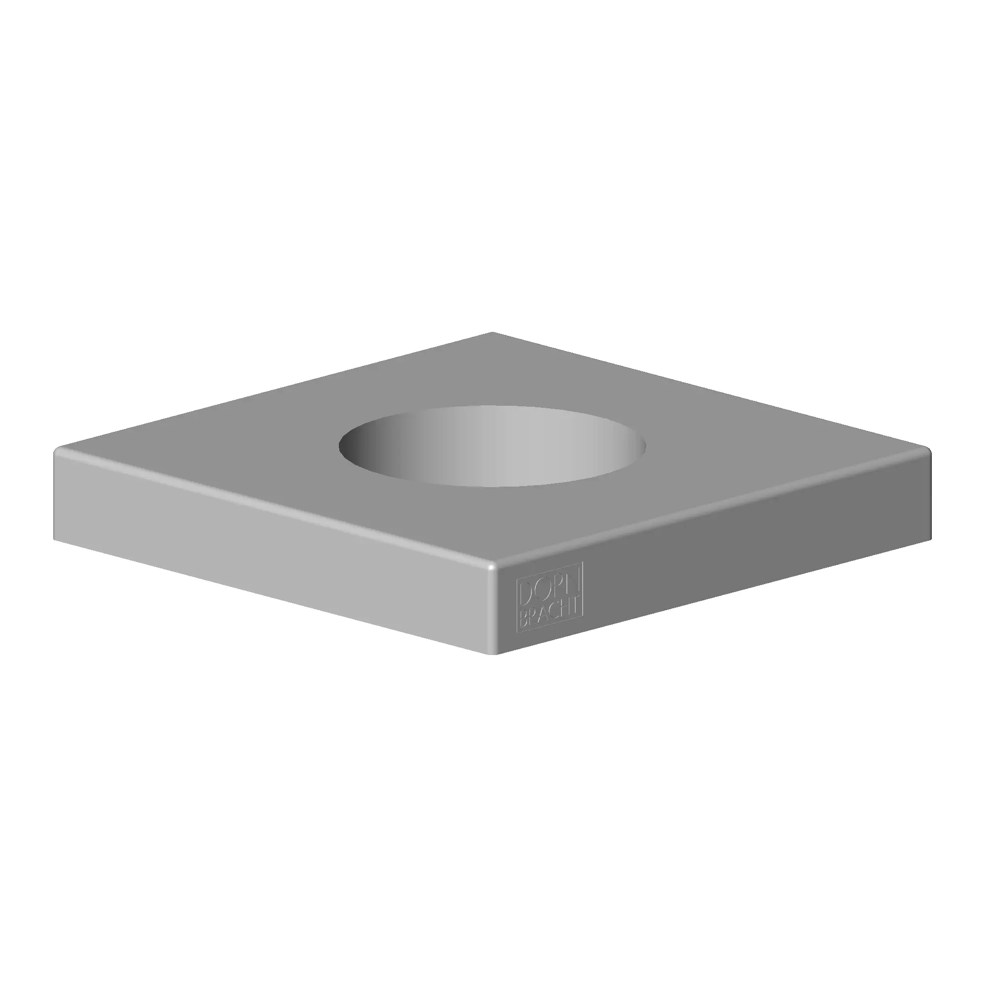 Dornbracht 90279703300-00 Escutcheon 55 X 55 X 8,5 Mm - Chrome