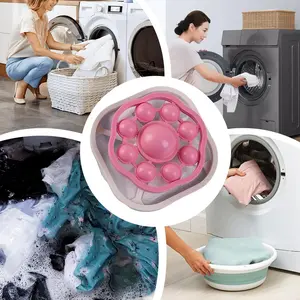 Washing Machine Hair Catcher 3 Pack, Machine Hair Filter Ball Floating Lint Trap,  Reusable Floating Hair Filter Bag for Pet Hair Removal, Dog Cat Fur Collector