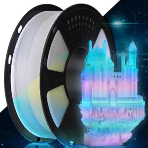 Geeetech Glow in The Dark PLA Filament , PLA Glow, 3D Printing Filament, Luminous PLA Filament 1.75mm Dimensional Accuracy +/- 0.02 mm, 1kg (2.2lbs), Fit Most FDM 3D Printers