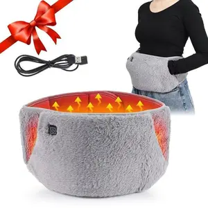 Portable Electric Heating Hand Warmer, Women's Abdominal Relief Belt, USB Plug Electronic Uterus Warmth Pad, Handheld Heated Mat