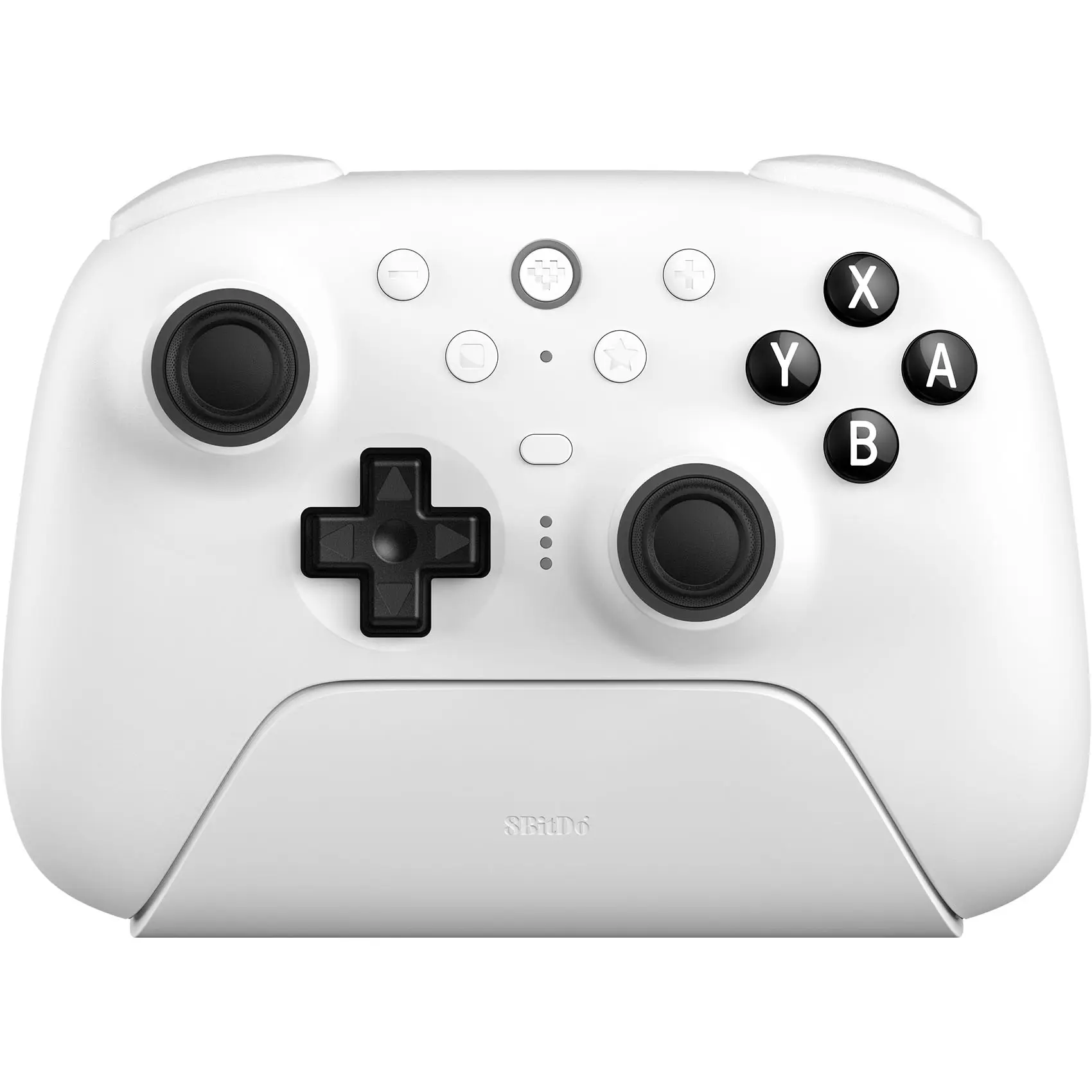 8BitDo Ultimate 2 Bluetooth Controller Hall Effect Triggers with Charging Dock for Switch, PC - White