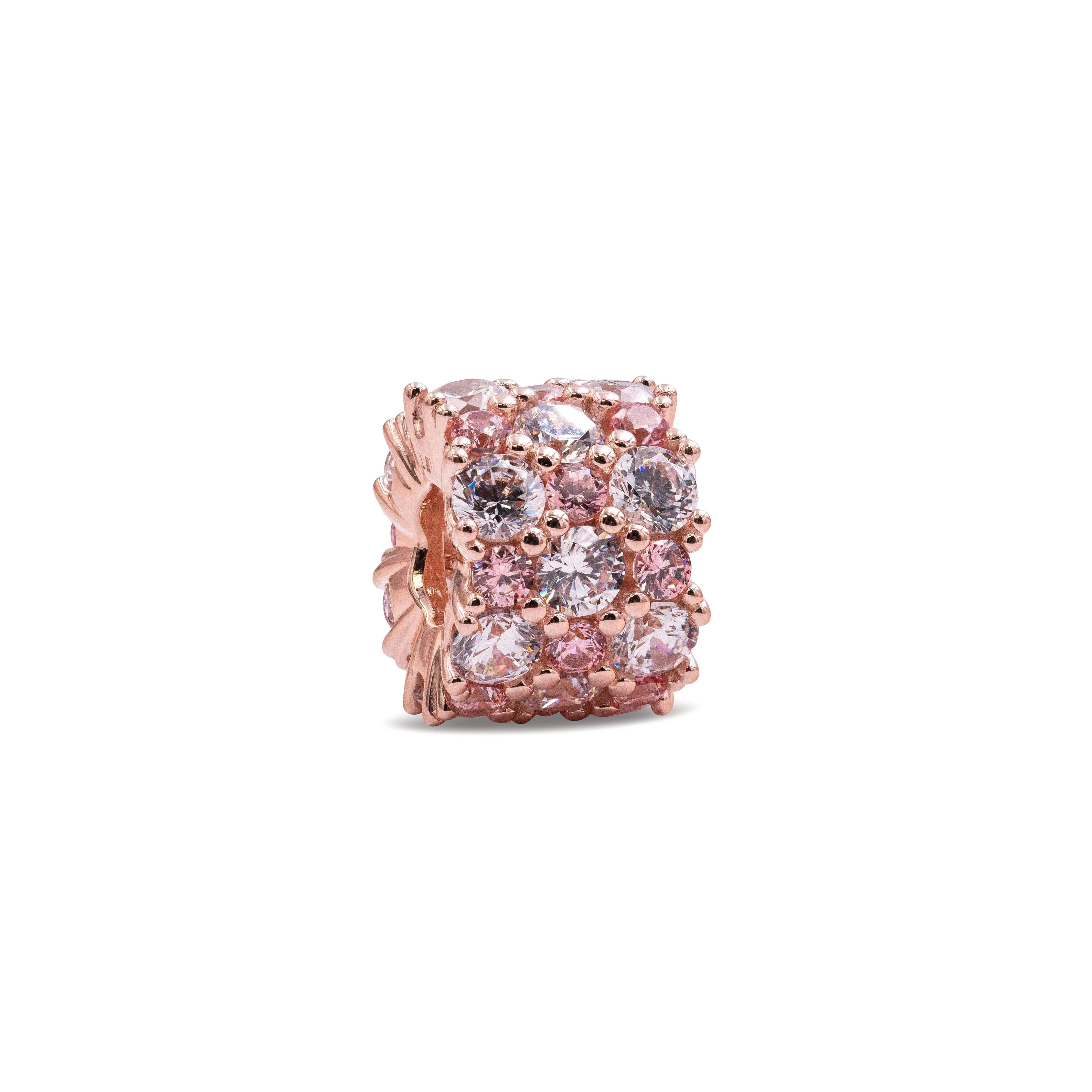 Pandora - Pink & Clear Sparkle Charm  - 788487C01