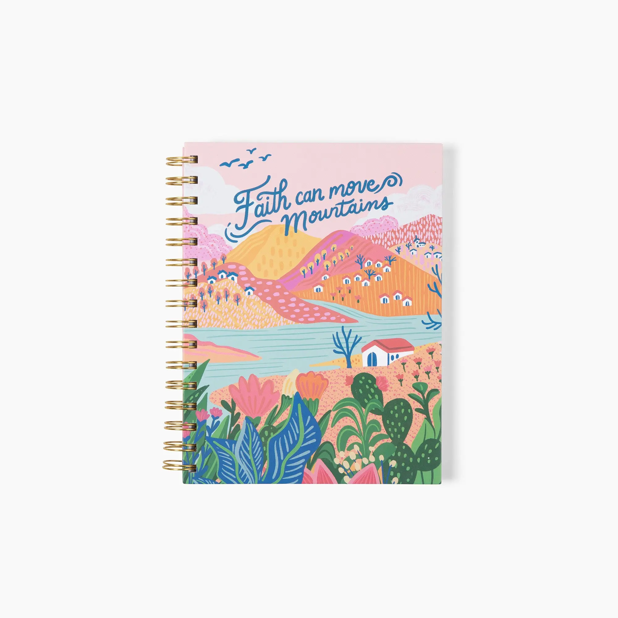 Faith Can Move Mountains Spiral Journal