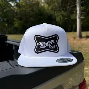 Mama Tried White and Black Snapback Trucker Fit Casual