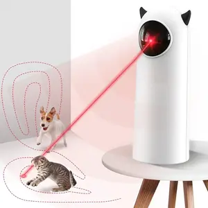 Rechargeable Automatic Cat Laser Toy, 3 Levels Adjustable Interactive Cat Laser Toy rechargeable automatic