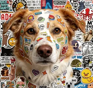 130PCS Waterproof Vinyl Stickers for Adults - Funny, Sarcastic Meme Decals, No Repeats, Ideal for Luggage, Laptop, Water Bottle