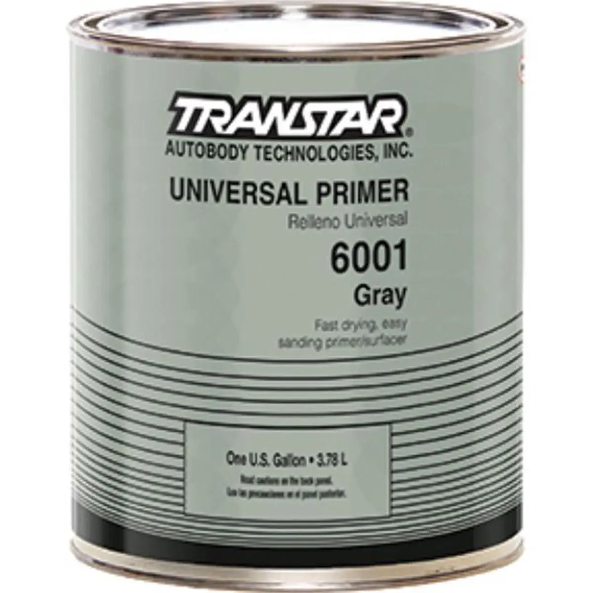 212 MAIN Transtar TRE-6001 1 Gal Universal Gray Auto Paint Primer, Fast-Drying Automotive Car Paint Care Primer