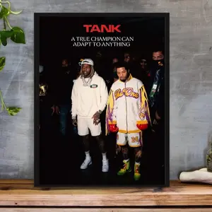 Gervonta "Tank" Davis Poster | American Boxer Art | Motivational Quality Paper Print | Wall Decor for Fans | Gift for Him | Boxing fan posters| Unframe