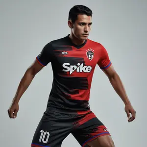 CIKERS Custom Required! Race Track Series Custom Soccer Jersey Sublimation Personalized Soccer Team Jersey, Custom Soccer Shirts Uniform with Name, Number, Team Badge, Gifts for Soccer Lovers